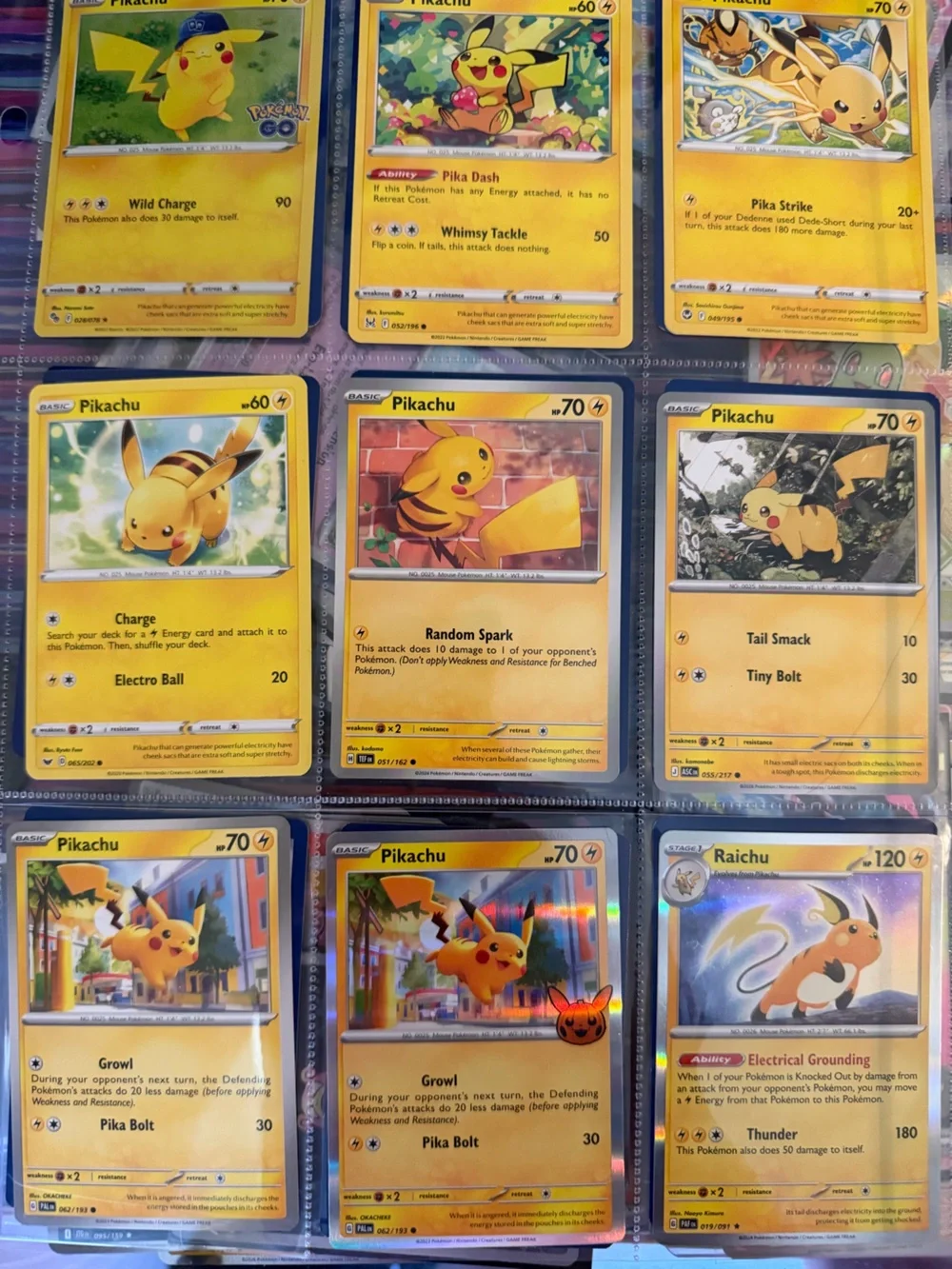 Pikachu Pokemon Collectible Card Bundle